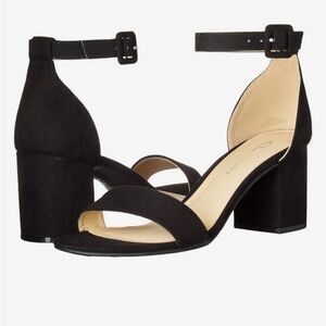 Elegant Black Women's Block Heel Sandals